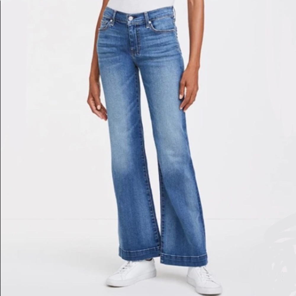 COPY - Soft, flare jean from 7 For All Mankind. Retro cool, everyday wear
